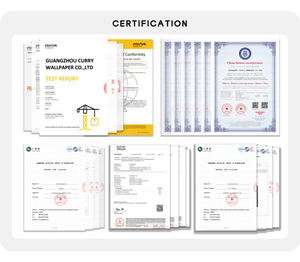 Garanzia della qualità 100% carta da parati in vinile elegante bianco moderno colore solido per interni <span class=keywords><strong>rivestimenti</strong></span> murali ignifughi per Hotel - Product Image 5