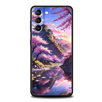 Coque de téléphone japonaise Anime Landscape Art pour Samsung Galaxy S24 S23 S22 S20 Ultra S21 FE 5G S10 S9 Plus S10E S8 Soft Cover
