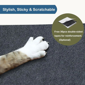 <span class=keywords><strong>Cat</strong></span> <span class=keywords><strong>Scratch</strong></span> Möbels chutz 78,7 "x 15,8" <span class=keywords><strong>Cat</strong></span> Scratching Mat Selbst klebender <span class=keywords><strong>Cat</strong></span> Couch Wall Scratcher für <span class=keywords><strong>Cat</strong></span> Tree Post - Product Image 2