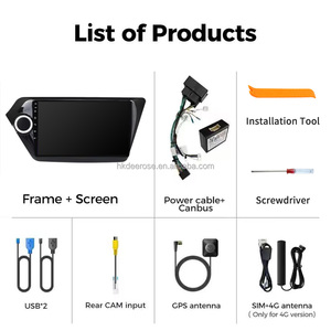 9 "Android 13 Auto Car Radio 1280*720 IPS Car-play 8 Core 4G LTE Navigator para KIA K2 2012-2016 - Product Image 4