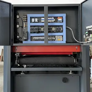 Sander Wide Belt Metal Finishing Machine Automatic Metal Grinding And Polishing Machine For Metal Plate Rust And Burr Removal