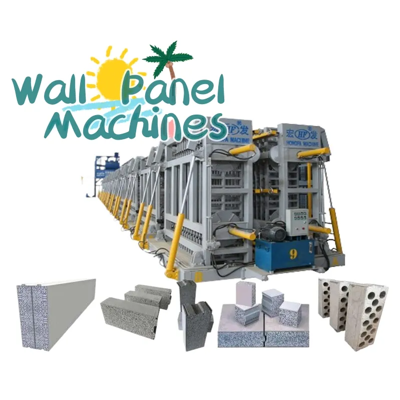 Zementwandplattenherstellungsmaschine Vorgefertigte leichte Betonwandplattenmaschine Vorzug Zusammensetzung Wandplattenmaschine