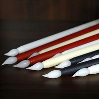 Bougie conique LED sans flamme en plastique, télécommande, baguette magique, lampe électronique à piles, décoration de la maison, mariage, Noël