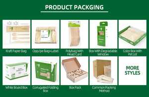 Biểu Tượng Tùy Chỉnh Phân Hủy Tự Nhiên Bằng Gỗ Dao Kéo Giá Bán Buôn Mẫu Miễn Phí Dùng Một Lần Gỗ Xử Lý Dao Kéo Dao Muỗng Nĩa - Product Image 5