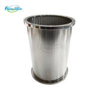Offre Spéciale 100 microns Johnson tamis tuyau en acier inoxydable grillage filtre écran coin fil écran filtre Tube