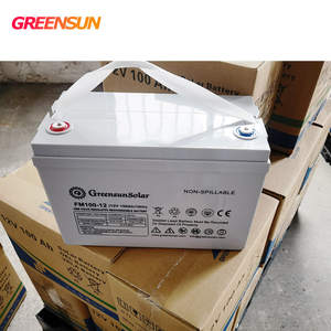 맞춤형 젤 태양 전지 12v 100ah 150ah 200ah AGM 딥 사이클 250ah 300ah 주택 시스템 용 - Product Image 3