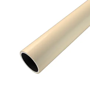 Hot Selling Elfenbein PE Lean Tube DIY Durchmesser 28mm ABS ESD beschichtetes Stahl Lean Pipe für Arbeitstisch