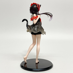 <span class=keywords><strong>Kurumi</strong></span> <span class=keywords><strong>Tokisaki</strong></span> Figura Gato Oreja Camisón Ver. Estatua de chica de Anime, juguete de modelo de PVC coleccionable para regalo de decoración de escritorio - Product Image 5