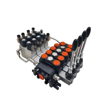 Válvula de Control Direccional Seccional Electrohidráulica Huamao de 4 Bobinas, Distribuidor Hidráulico de 15 kg, Origen Shandong - Product Image 2