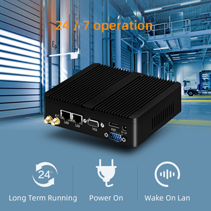 Esperanza Intel Celeron J1900 Industrial Mini PC Quad Core Linux Pfsense 2 Gigabit Ethernet RS232 Micro computador - Product Image 4
