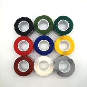 High Quality 25mm <strong>Red</strong> <strong>Silicone</strong> Repair Tape Double Sided Self-Fusing <strong>Rubber</strong> Waterproof Wire <strong>Hose</strong> Bonding Cable Jointing Warning - Product Image 3