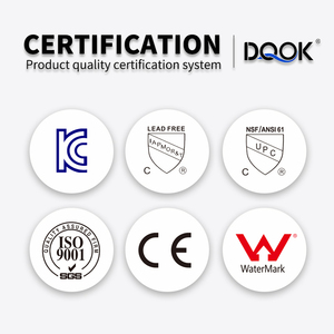 Dqok nhà sản xuất LED hiển thị nhiệt độ vòi kỹ thuật số kéo lưu vực van Brass bồn rửa tap LED hiển thị cho phòng tắm cài đặt - Product Image 4