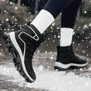 Nouvelles Chaussures de Randonnée en Cuir Imperméables d'Extérieur de Haute Qualité 2025 – Chaussures de Sport Montantes Antidérapantes pour l'Entraînement et la Neige – Baskets de Sécurité - Product Image 4