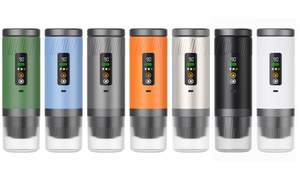 Factory New Arrival Portable <b>Coffee</b> Maker with Digital Display Battery Powered Fast Heating Mini Espresso <b>Machine</b> for Travel OEM - Product Image 2