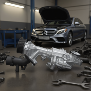 Pompe de refroidissement d'eau du moteur Mercedes C300 4Matic Sedan 2.0L 2015 2018, neuve - Product Image 2