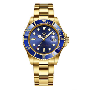 Montre-bracelet à calendrier avec lunette rotative en acier inoxydable pour hommes Montre pour hommes sportive simple haut de gamme étanche - Product Image 2