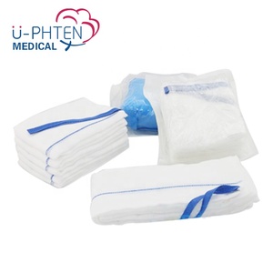 2025 병원 클리닉용 거즈 스펀지 의료용 엑스레이 거즈 개복술 스펀지 사전 세척된 루프형 랩 스펀지 - Product Image 1