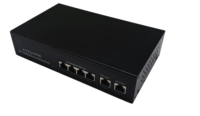 Commutateur PoE non géré à 6 ports réseau 10/100 Mbps, alimentation automatique des périphériques adaptatifs, matériel et logiciel informatiques