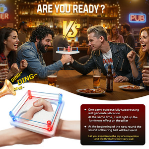 Giocattolo Scherzo Elettrico Interattivo Arena di Battaglia con le Dita, Gioco di Lotta con i Pollici con Luci LED Lampeggianti, Anello Sicuro per il Gioco delle Mani, <span class=keywords><strong>Regalo</strong></span> Scherzoso - Product Image 1