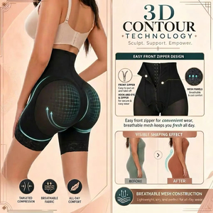 Faja Moldeadora de Glúteos 3D al por Mayor para Mujer, OEM, Logotipo Personalizado, Encaje, Spandex/Nylon, Realce de Cadera, Alta Compresión, Cierre de Gancho para Abdomen - Product Image 2