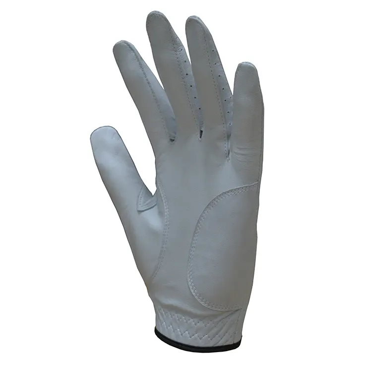 Factory sells custom made cotton golf gloves for men