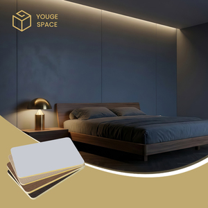 Panneau mural 3D effet brique pour douche, panneau mural de douche en pierre, autocollant mural en <span class=keywords><strong>mousse</strong></span> 3D, imitation pierre légère et décorative - Product Image 1