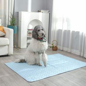 Hochwertiges kühlendes Sommer pad für Hunde und Katzen Atmungsaktive Sofa matte mit festem Muster Moderner Stil für den Sommer - Product Image 5