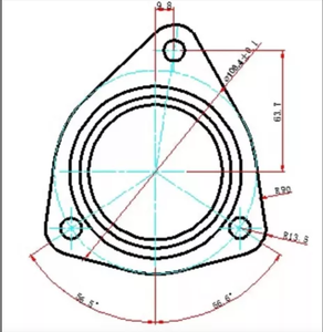 เครื่องฟอกไอเสียสำหรับ Chevrolet Optra 1.6สำหรับ Chevrolet Aveo 2011 2012 2013 2014 2015 1.6L L4 2016 - Product Image 6
