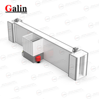 Four de peinture en poudre automatique personnalisé Galin (électrique/gaz/GPL/diesel) pour ligne de peinture en poudre à convoyeur en aluminium