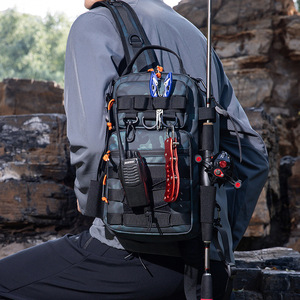 Masawei Sports <b>Backpack</b> Orange <b>Waterproof</b> Outdoor Casual Unisex <b>Backpack</b> With Detachable Strap And Zipper Pocket - Product Image 2