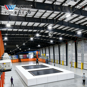 Parque de Saltos Grande con Estructura de Acero Resistente al Viento, Ingeniería de Alta Resistencia, Solución Masiva, Instalación Rápida - Product Image 1