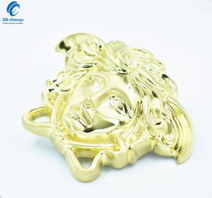 Venta al por mayor de oro de aleación de cabeza de Medusa Statuefor muebles - Product Image 1