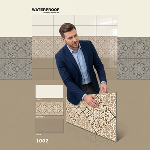 Fábrica de Foshan, azulejos de cerámica digitales grises de 300x600 mm, 30x60 cm, 12x24, proveedor de azulejos de piedra para pared en stock al por mayor. - Product Image 1