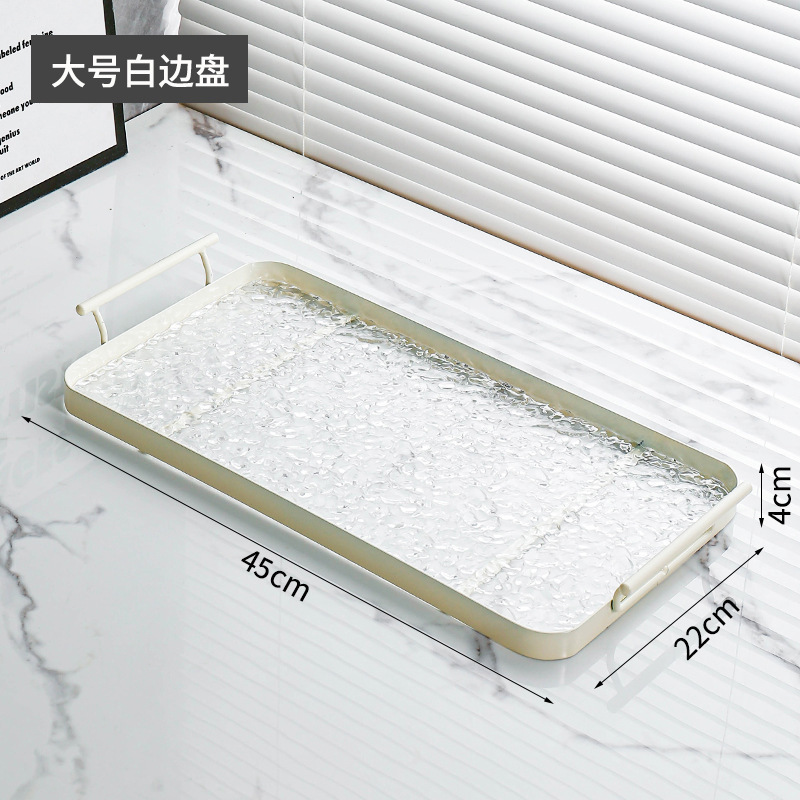 Large custard rack with ice-patterned tray