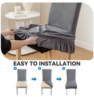 Housses Extensibles en Polyester et Spandex pour Fauteuils de Salon | Protège-Fauteuils Lavables pour Fauteuils Relax et Chaises de Salle à Manger - Antidérapantes, Taille Universelle