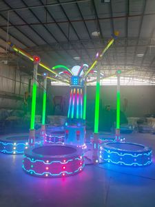 2024 Commercial Outdoor and <b>Indoor</b> Children's Bungee <b>Trampoline</b> Popular Attractions for Adventure Parks for 5 Children - Product Image 3