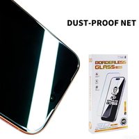 Protection d'écran en verre trempé 3D sans bordure, 9H super résistant, HD clair, anti-poussière, étanche, pour téléphone portable 13-18
