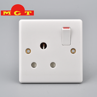 Interruptor de Enchufe OEM 15A, Estándar del Reino Unido, para Hogar, Hotel, Oficina, Proyecto, Interruptor de Una Vía, Venta al Por Mayor