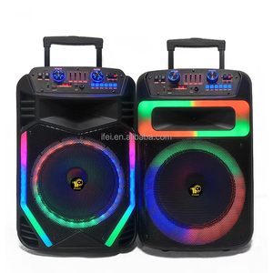 Karaoké professionnel Parlante Bass <span class=keywords><strong>Booster</strong></span> Lights Connexion USB/AUX/TV pour la fête à la maison, le divertissement - Product Image 3