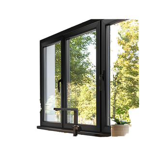 Fenêtres oscillo-battantes en alliage d'aluminium les mieux notées avec certification NFRC pour l'économie d'énergie et design à persiennes pour villas - Product Image 1