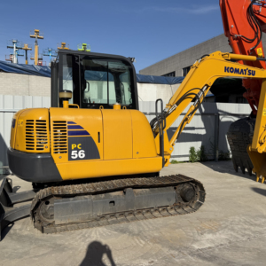 รถขุดมือสอง Komatsu PC56 5.5 ตัน ใช้งานได้เต็มประสิทธิภาพ รถขุดไฮดรอลิกแบบตีนตะขาบ PC50MR PC70-8 PC120-8 คุณภาพสูง - Product Image 1