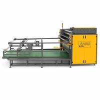 Machine de transfert de chaleur rotative à tambour haute vitesse industrielle de 800 mm avec une efficacité de 800 m/h, calandre de sublimation automatique pour textiles