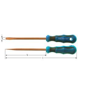 AMPCO - GF0610B Tournevis, Cuivre Béryllium-TOURNEVIS ANTI-éTINCELLES EAN 7630027454109 - Product Image 1