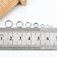 Anneaux ouverts en acier inoxydable de 3 à 9 mm, 1000 pièces, divers pendentifs pour la création de bijoux faits main, anneaux de connexion, collier, bracelet, accessoires de bijouterie