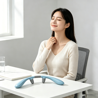 Masseur de cou vibrant à double tête léger et portable pour la relaxation des muscles cervicaux et du dos, idéal pour la maison et les voyages, vente en gros