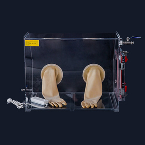 Boîte à gants en acrylique sous vide <span class=keywords><strong>de</strong></span> <span class=keywords><strong>laboratoire</strong></span> GS-003-A, matériau transparent, 2 gants en latex, opérations <span class=keywords><strong>de</strong></span> <span class=keywords><strong>chimie</strong></span>, fournitures <span class=keywords><strong>de</strong></span> <span class=keywords><strong>laboratoire</strong></span> <span class=keywords><strong>de</strong></span> <span class=keywords><strong>chimie</strong></span> - Product Image 3