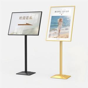 Présentoir vertical en métal YXM, support de signalisation mobile de style européen-américain sur pied pour hôtels et magasins de vêtements - Product Image 4