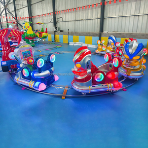 Battery Children Set Indoor Toys <strong>Outdoor</strong> Ride on <strong>Train</strong> with Track for Kids Electric - Product Image 4