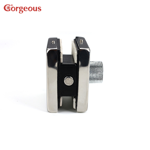 Cerradura metálica <span class=keywords><strong>sin</strong></span> <span class=keywords><strong>llave</strong></span> <span class=keywords><strong>para</strong></span> puerta de vidrio, plegable, <span class=keywords><strong>para</strong></span> suelo, <span class=keywords><strong>sin</strong></span> marco, <span class=keywords><strong>para</strong></span> puerta pivotante de vidrio, con barandilla de seguridad, fácil de instalar (DIY) - Product Image 5