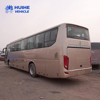 Autocar de luxe chinois 52 places Golden Dragon 6120 Moteur arrière Diesel Transmission manuelle Euro 3 Moteur 8L Autobus d'occasion à vendre